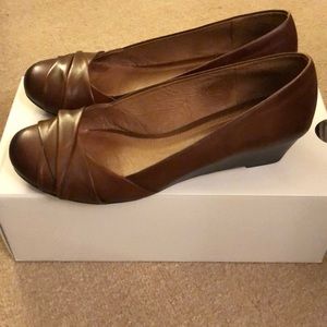Brown Aldo Methelda wedges